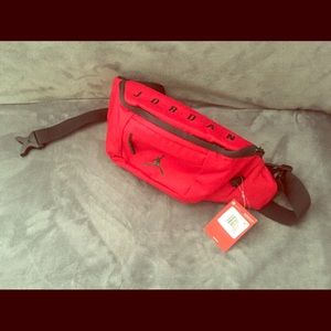 NEW Red Air Jordan Waste Pouch Fanny Pack Gym Bag